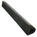 Black Bump Stop Rubber Round D Shape - 900mm Length